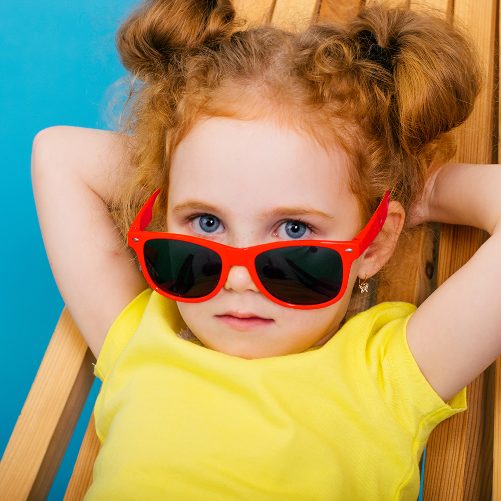 GMV KIDS Παιδικά Γυαλιά Ηλίου Red-Black 4-8Y