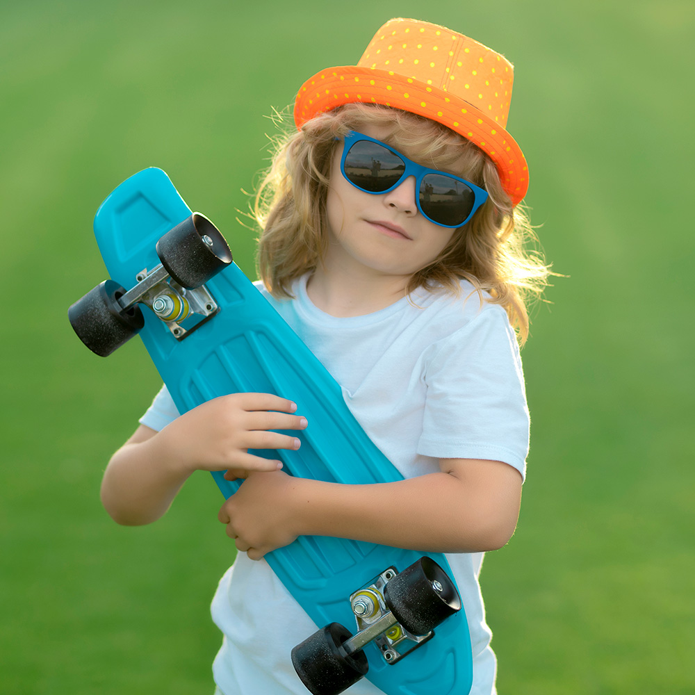 GMV KIDS Παιδικά Γυαλιά Ηλίου Blue Slim 8-12Y
