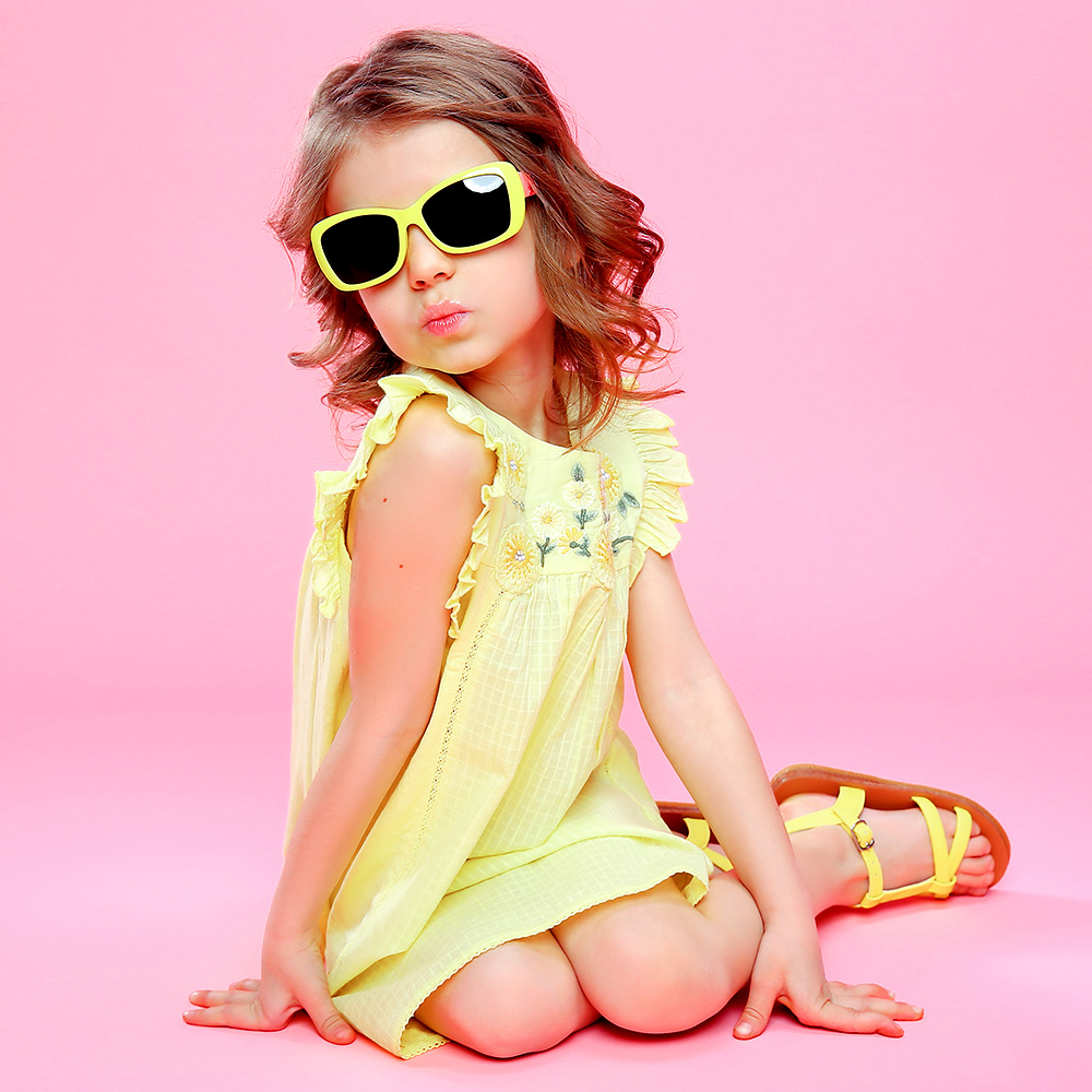 GMV KIDS Παιδικά Γυαλιά Ηλίου Yellow 0-3Y