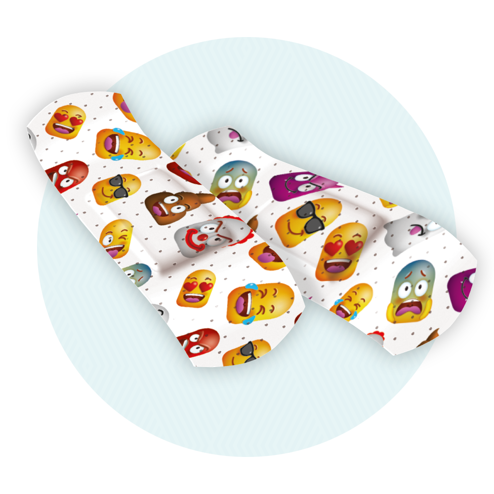 Παιδικά Επιθέματα Emoticon - Stirixis